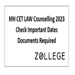 MH CET LAW Counselling 2023 Check Important Dates Documents Required